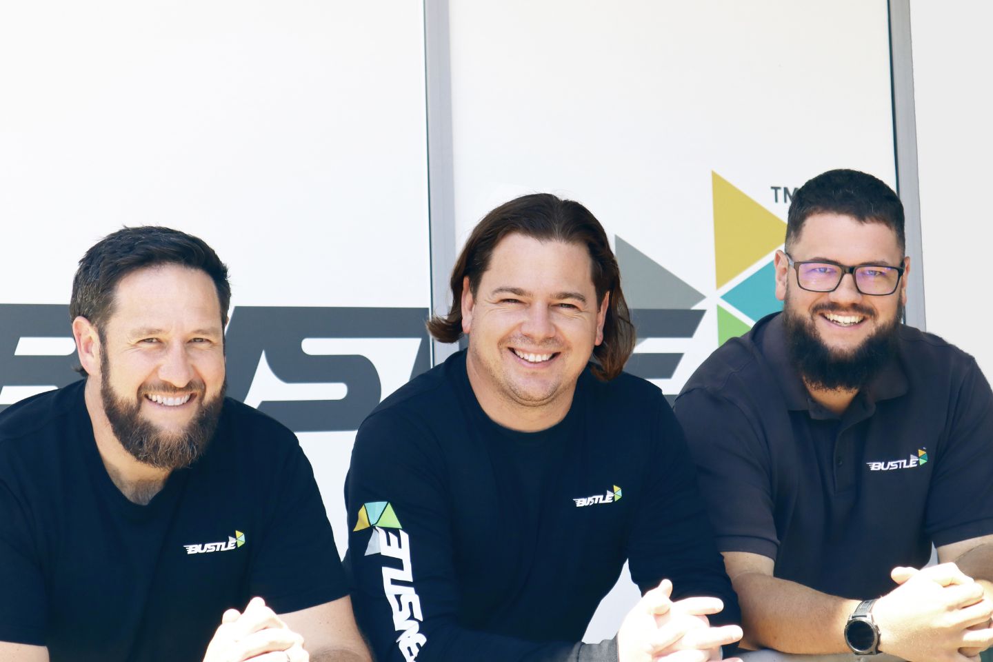 Mike Holden (left), Shannon Coleman and Brad Johnson are taking Bustle to the next level.