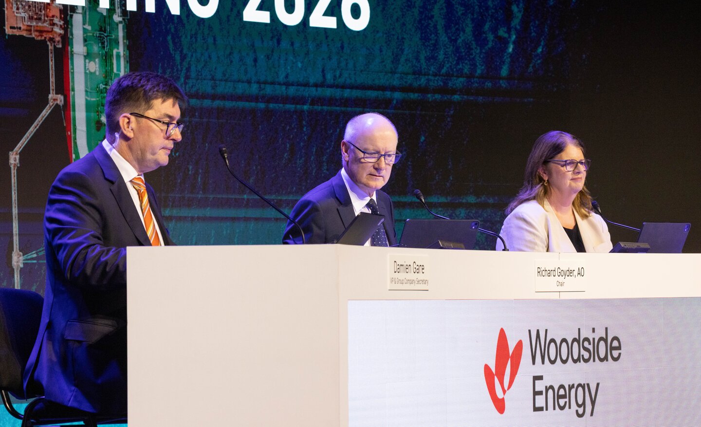 Woodside AGM: Goyder tax caution, CEO pay scrutiny