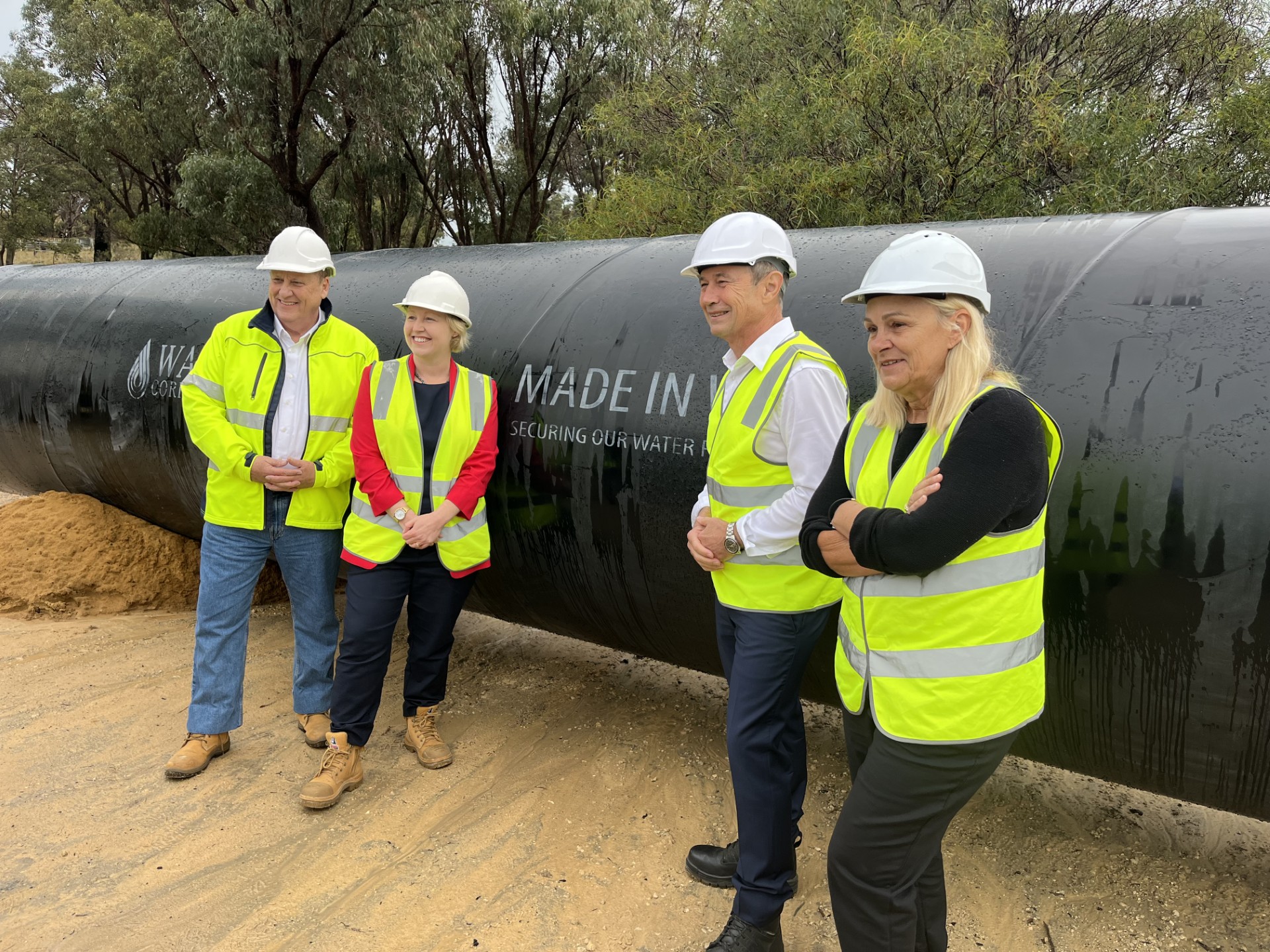 Desal pipeline reaches halfway 