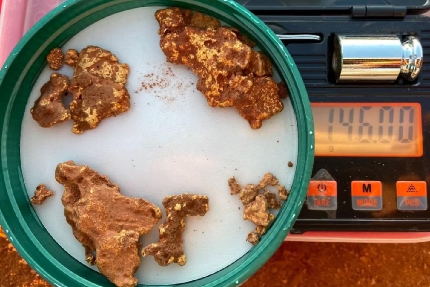 Gold from Augustus Minerals' Music Well project
