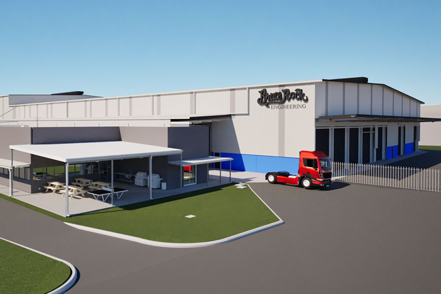 Artists' impression of the expanded Bruce Rock manufacturing site