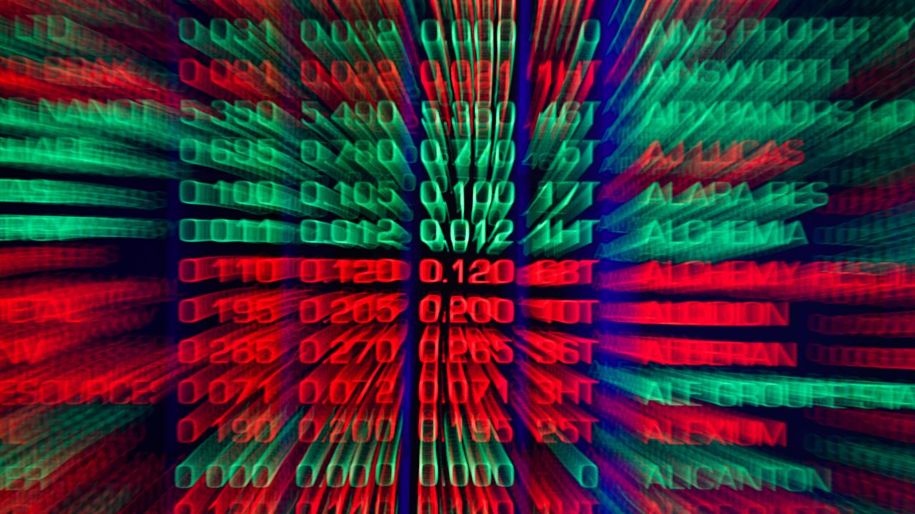 An ASX indicator board (file image)