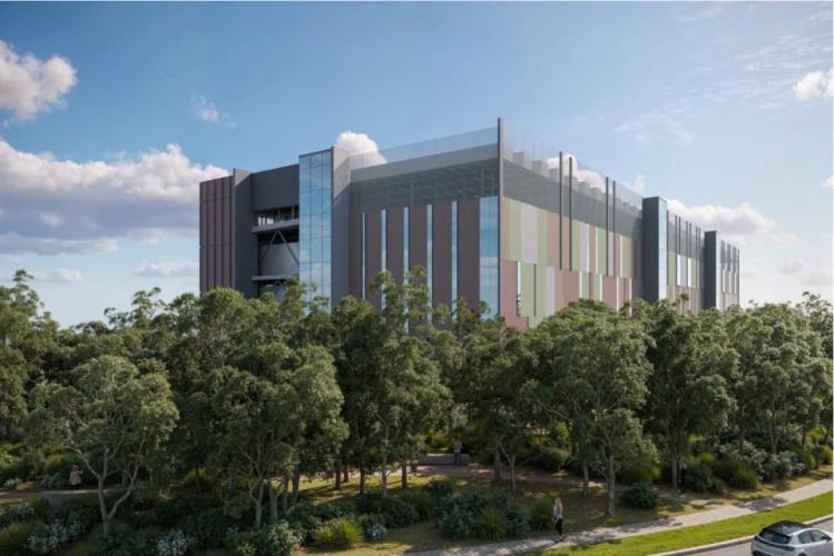 An artists impression of the proposed Hazelmere data centre. Photo: Supplied.