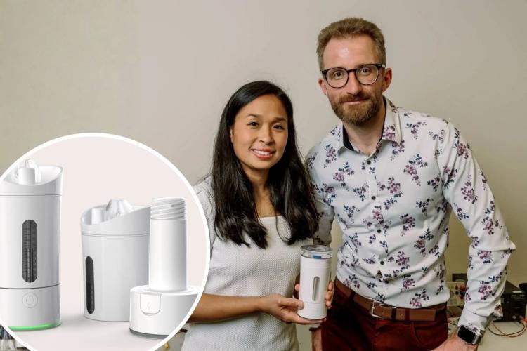 Earflo founders Dr Intan Oldakowska and Dr Matthew Oldakowski. Photos: Earflo.