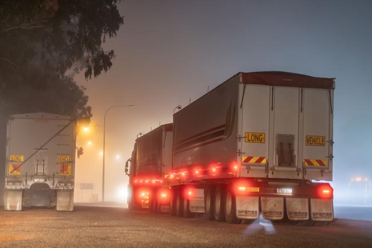 A road train in Williams. Photo: Tom Zaunmayr