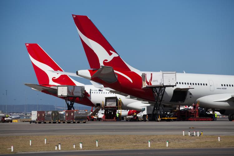 Qantas. Photo: Jordan Murray.