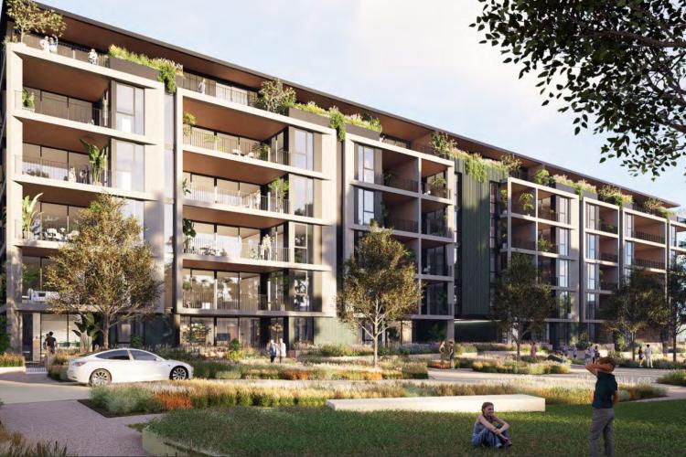 A render of Ferguson Lane residential build in Nedlands Reserve. Image: H-U via DAP document