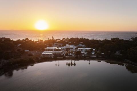 The Lodge is home to Sunsets, one among a new range of culinary options on Rottnest Island. Photo: Shot By Thom