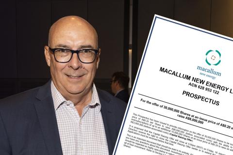 Phil Thick with Macallum New Energy prospectus document