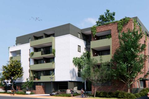 A render of the project in North Perth. Image: Klopper & Davis via WAPC documents