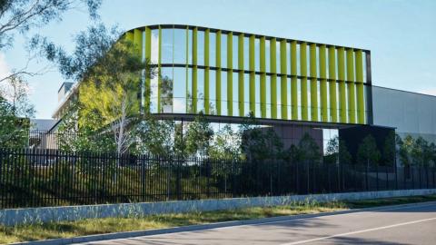 A rendering of the proposed 200Mw CDC data centre in Perth. Photo: CDC Data Centres