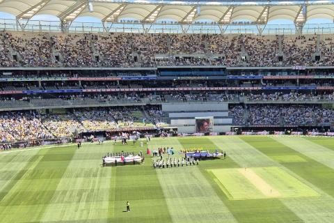 Perth Ashes test day one