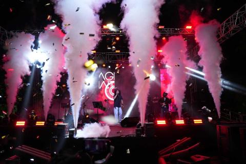 Image of an exciting concert performance