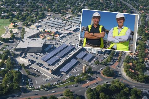 Eaton Fair plan and Steve and Geoff Prosser