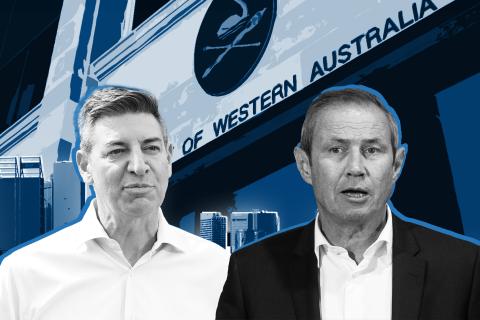 Basil Zempilas and Roger Cook