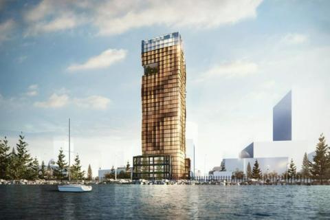 A render of the Melville Parade Proposal. Image: Hillam Architects