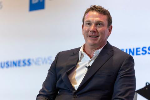 Paul Blackburne at the Business News 2026 Leaders Summit. Photo: Matt Jelonek