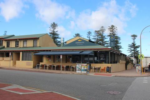 The complex known as Seapines, on Marine Parade in Cottesloe. Photo: Nadia Budihardjo