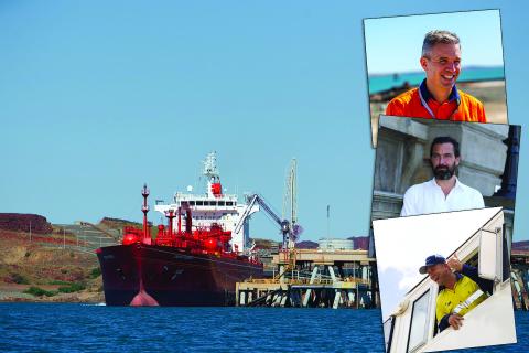 Samuel McSkimming, Nick Bentley, and Dino Otranto. Photos: Tom Zaunmayr