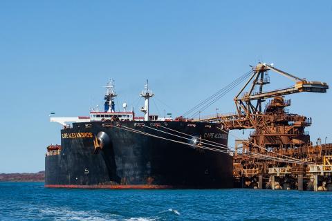 Rio Tinto exports iron ore out of Dampier. Photo: Tom Zaunmayr