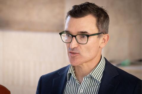 John Carey says the budget details will be shared when appropriate. Photo: Michael O’Brien