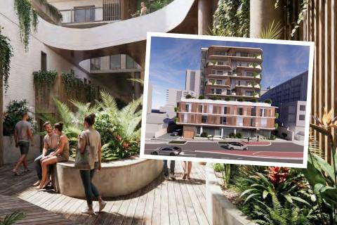 Renders of the proposed Brighton Road residences. Images: Scanlan Architects via DAP documents