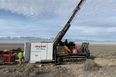 Drilling at West Desert