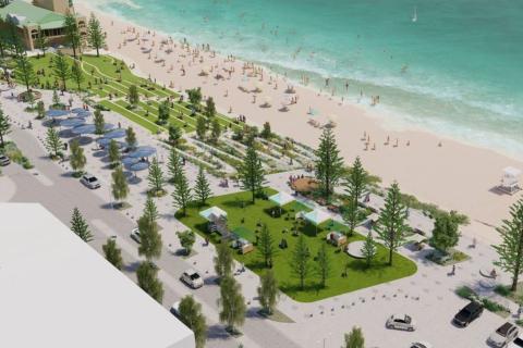 A render of the proposed Cottesloe redevelopment. 