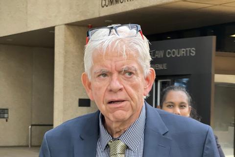 James Ellingford leaves the Federal Court. Photo: Business News.