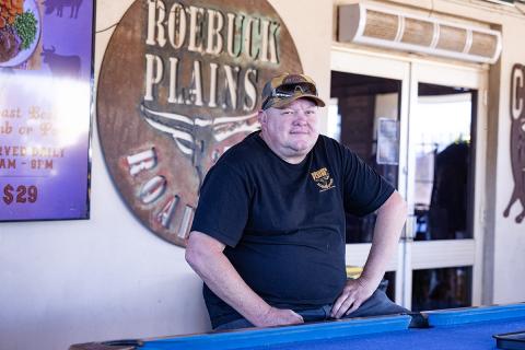 matt Sharpe is now the sole owner of Roebuck Plains Roadhouse. Photo: Tom Zaunmayr