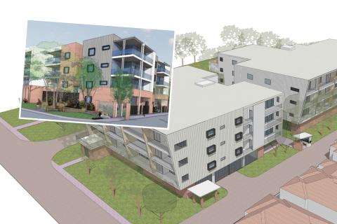 Renders of the proposed Willagee retirement village. Images: Gary Batt Associates Architects via DAP documents