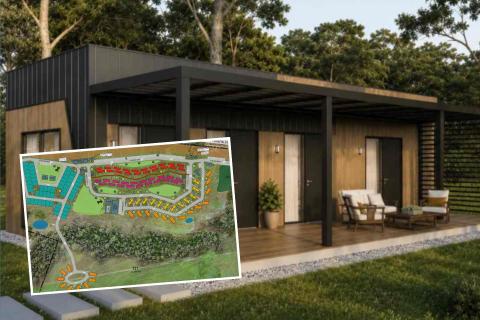 Numans Accommodation proposes to build a caravan park and tourist development in Allanson. Images: via DAP document