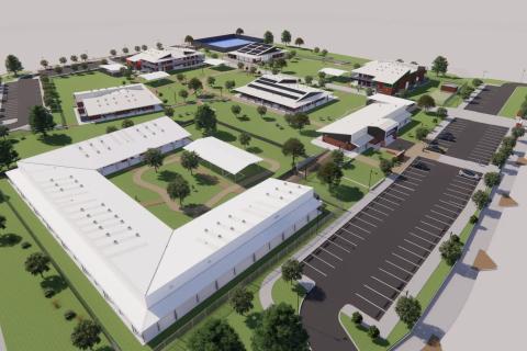 A render of the proposed Treeby East primary school in Jandakot. Image: WA Department of Education