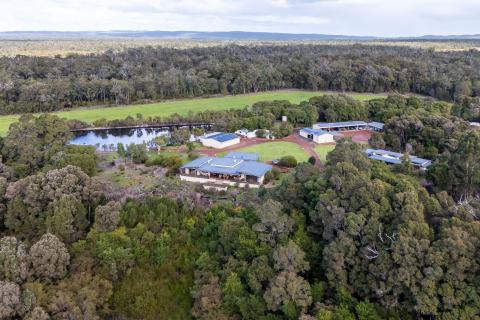 aerial view of property
