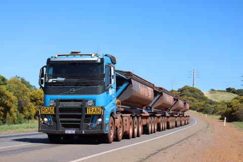 Fenix uses its own contractor, Newhaul, to transport its iron ore. Photo: Tom Zaunmayr