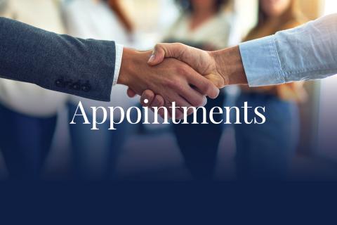 Appointments August 28, 2026
