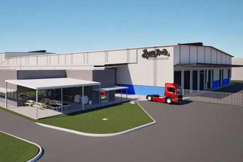 Artists' impression of the expanded Bruce Rock manufacturing site