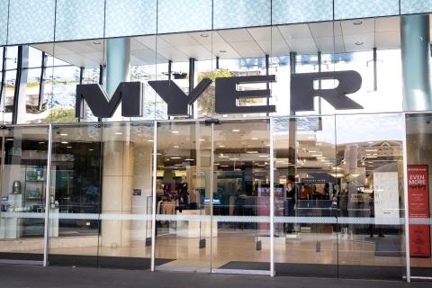 Department store Myer is among the retailers to have navigated share price falls this year. Photo: Michael O’Brien