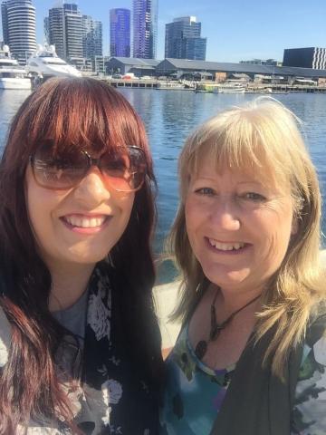 Trudy Renshaw and her mum Lyn Pow 
