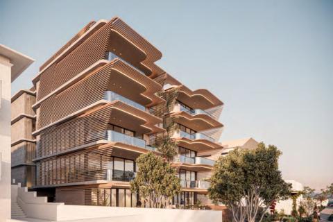 A render of the South Perth development. Image: Space Collective Architects via DAP document