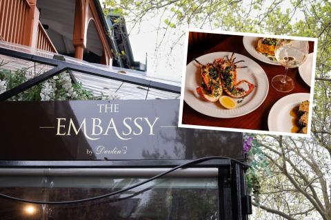 The Embassy by Devlin’s has brought a fresh look and feel to the former site of the Witch’s Cauldron. Photo: Michael O’Brien. Inset: Danica Zuks Photography
