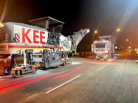 KEE Surfacing has about 70 staff trained to use its speclalist equipment. Photo: Supplied