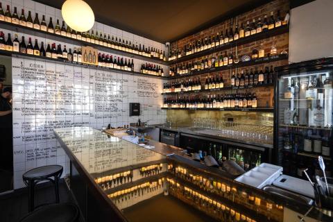 Vincent Wines on William Street has a serious wine list. Photo: Michael O’Brien