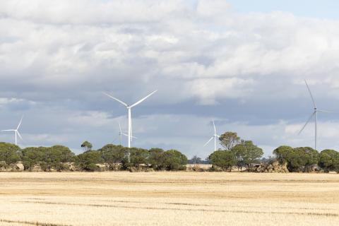 The Flat Rocks wind farm near Kojonup is WA's newest. Photo: Tom Zaunmayr