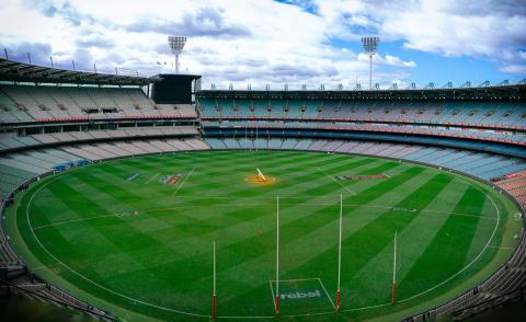 The MCG holds 100,000 fans but only 35,000 are reserved for the two grand final clubs.