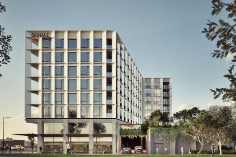 A render of the proposed development. Image: DKO via WAPC document