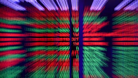 An ASX indicator board (file image)