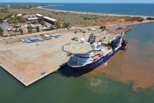 The Onslow Marine Support Base. Photo: Northern Australia Infrastructure Facility 