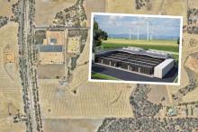 A battery energy storage system (Inset: render) is proposed for a lot in Narrogin. Images: GHD via DAP documents