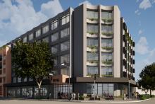 The proposed development on Queen Victoria Street. Image: Cameron Chisholm Nicol via city documents